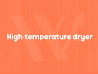 high temperature wood dryer