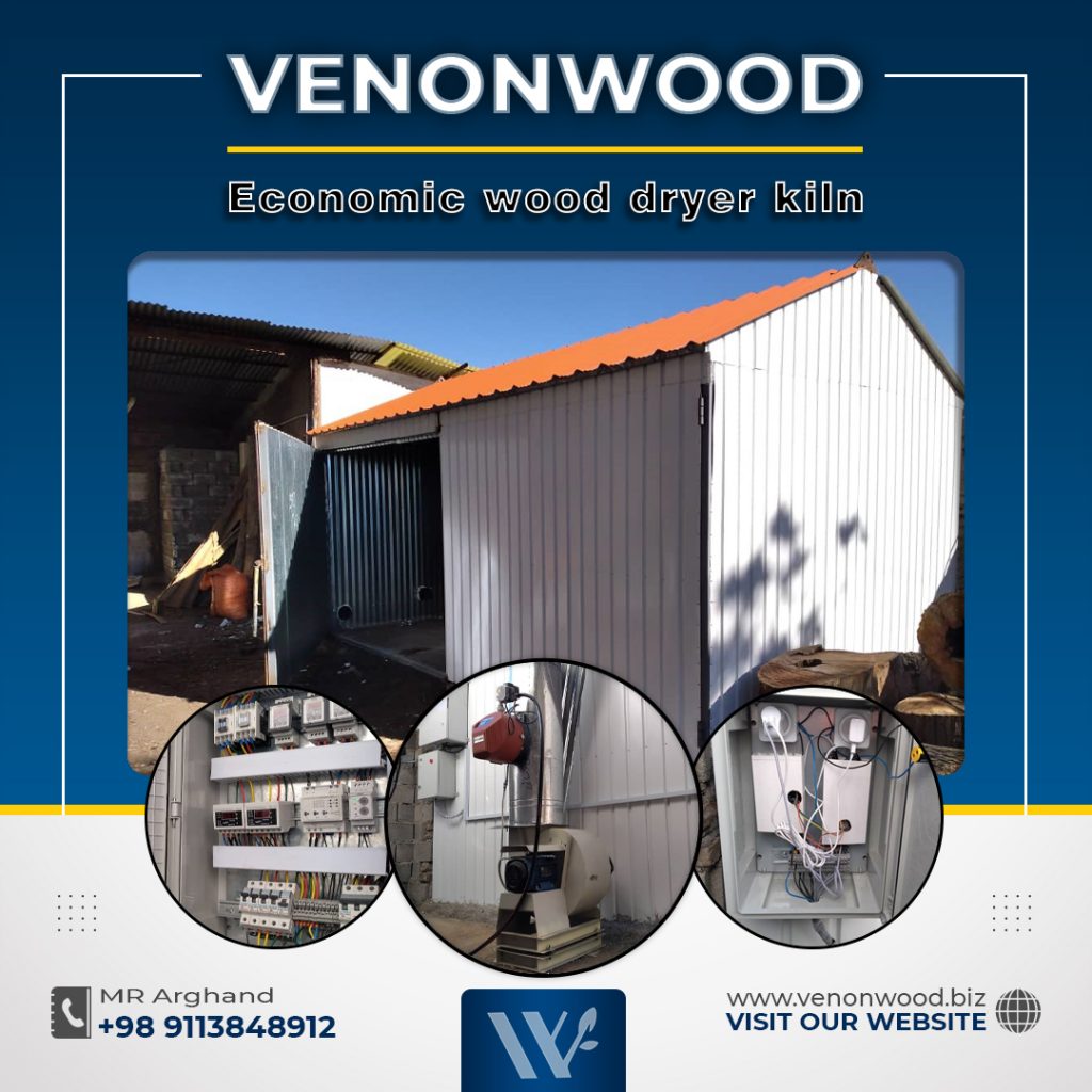 Economic wood dryer kiln